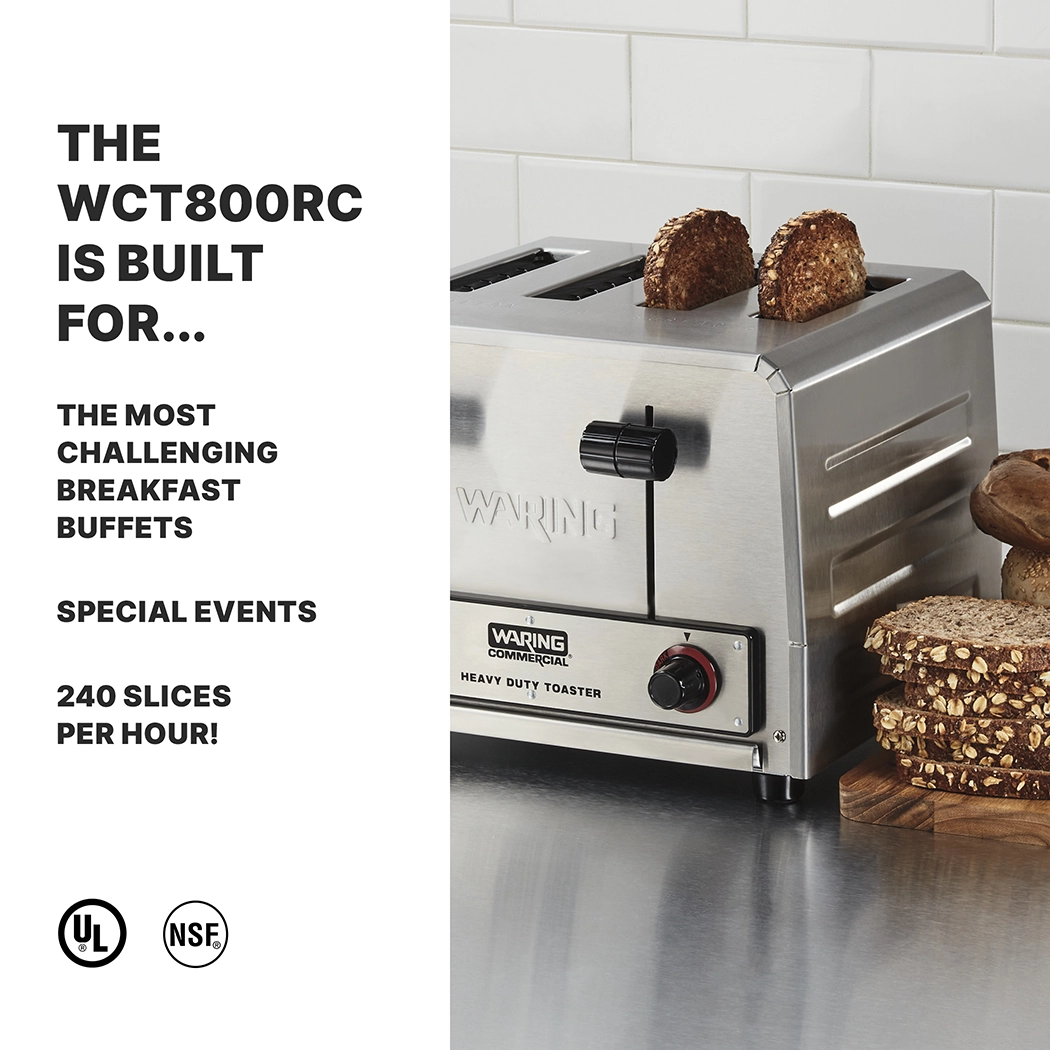 Heavy-Duty 4-Slot Toaster